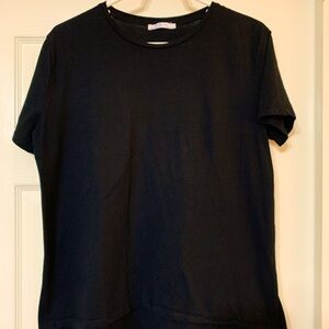Zara Brand Women’s Black Stretchy Shirt, Size Large